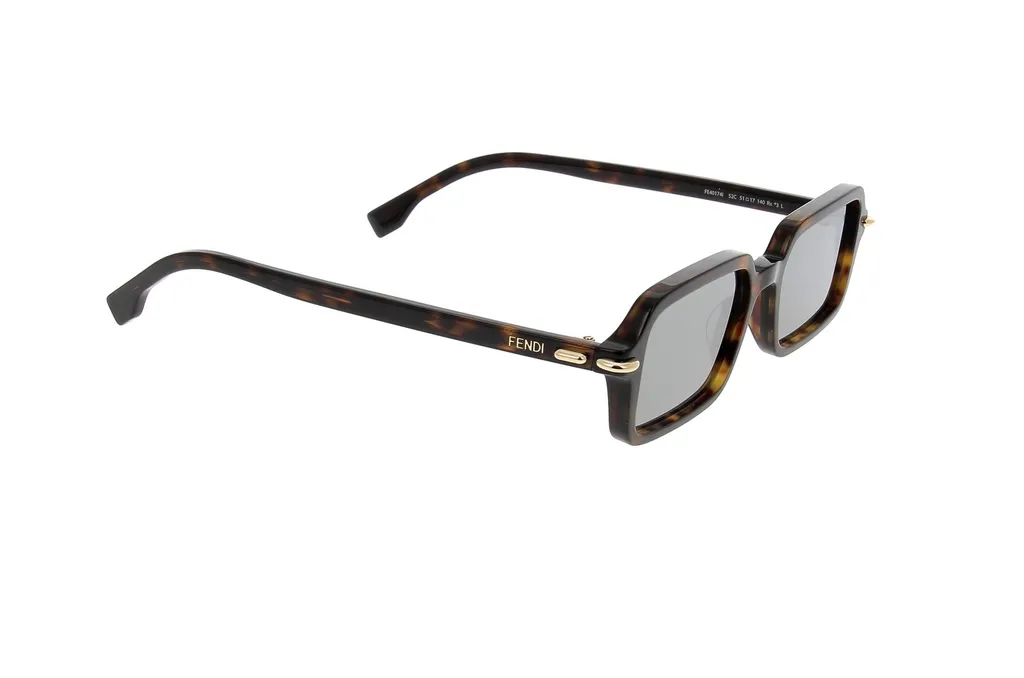 Fendi Eyewear Selleria Rectangle Frame Sunglasses
