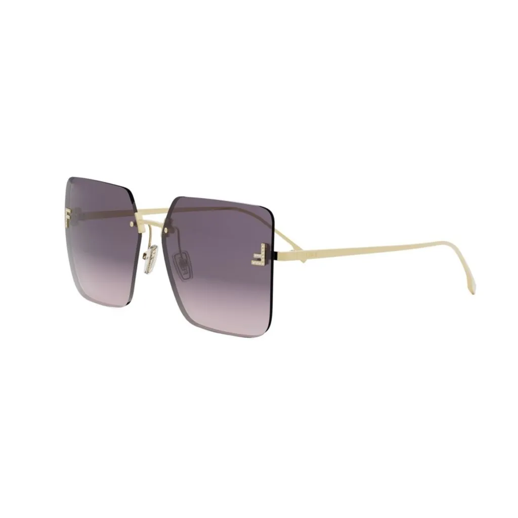 Fendi Eyewear Square Frameless Sunglasses