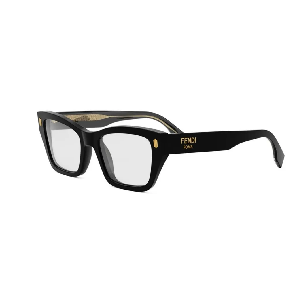 Fendi Eyewear Roma Rectangle Frame Glasses