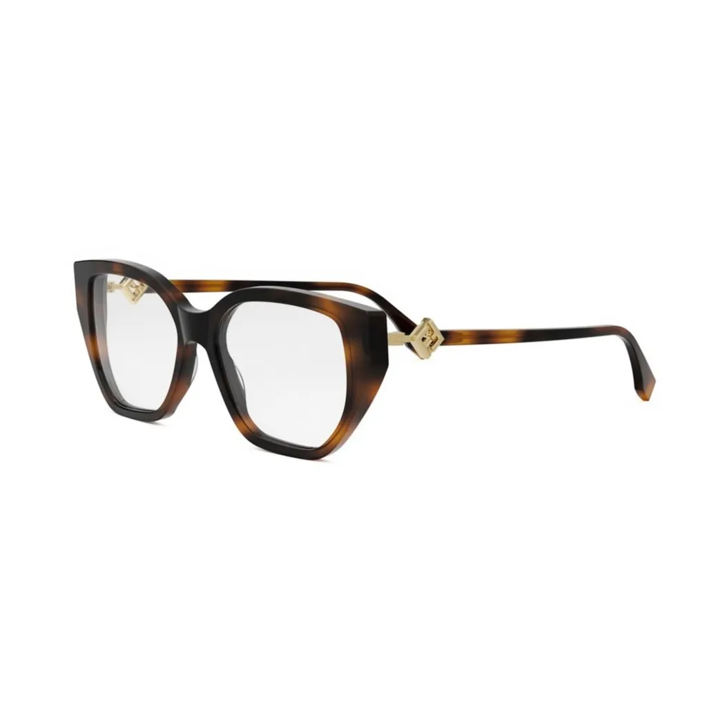 Fendi Eyewear Geometric Frame Glasses