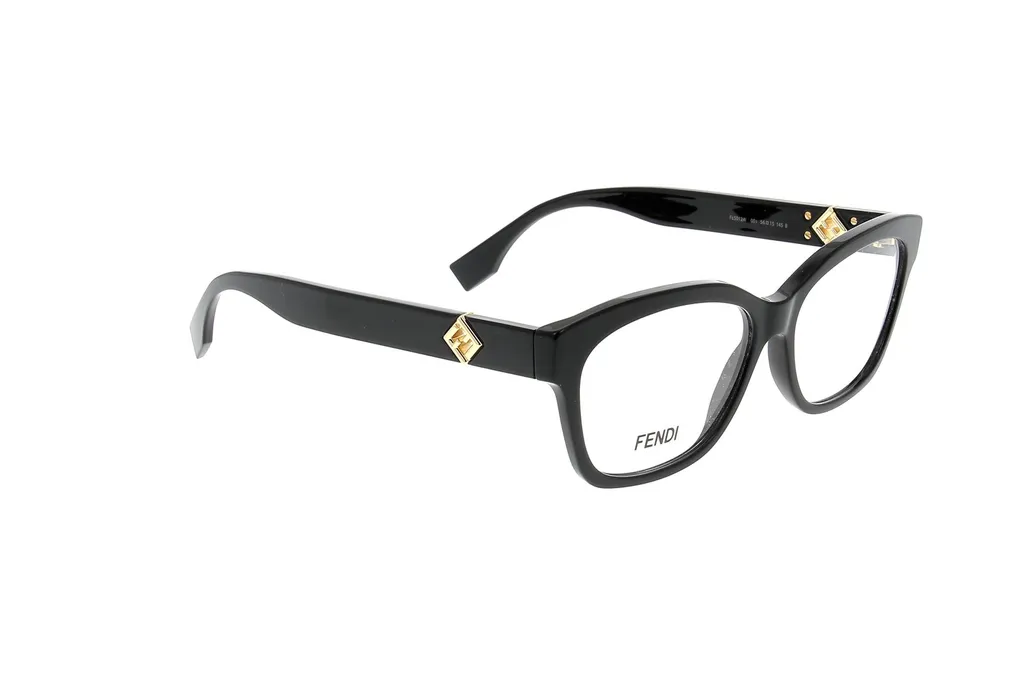 Fendi Eyewear Squared Frame Glasses