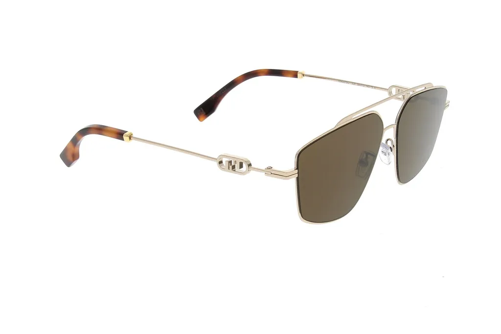 Fendi Eyewear Geometric Frame Sunglasses