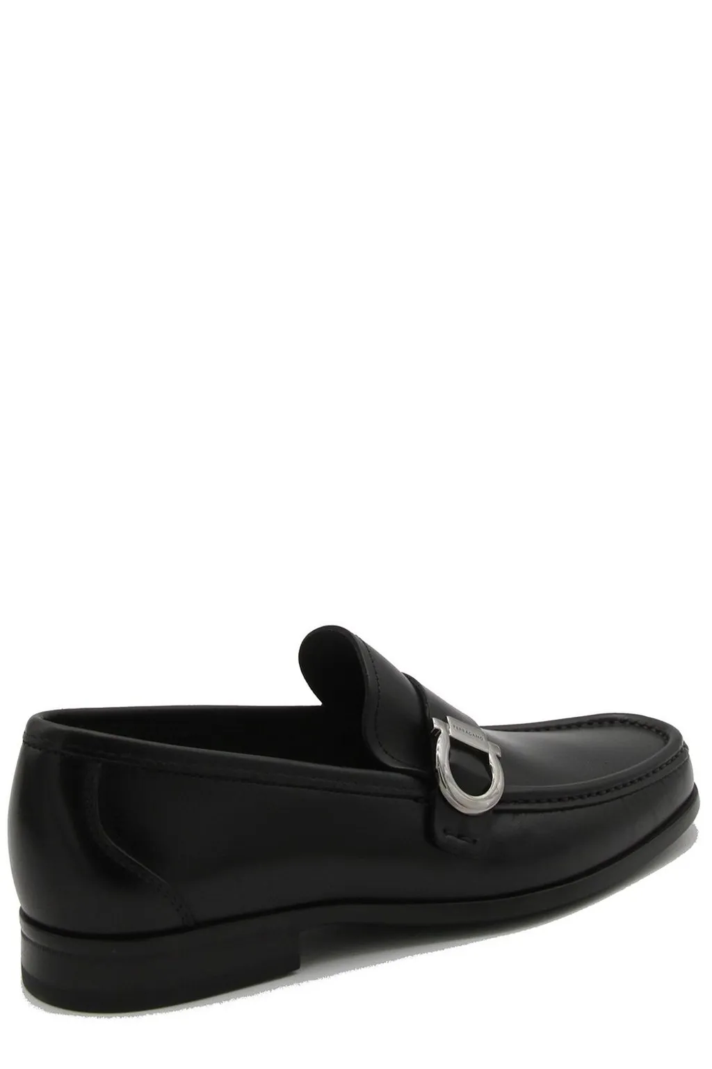 Ferragamo Gancini-Plaque Slip-On Loafers