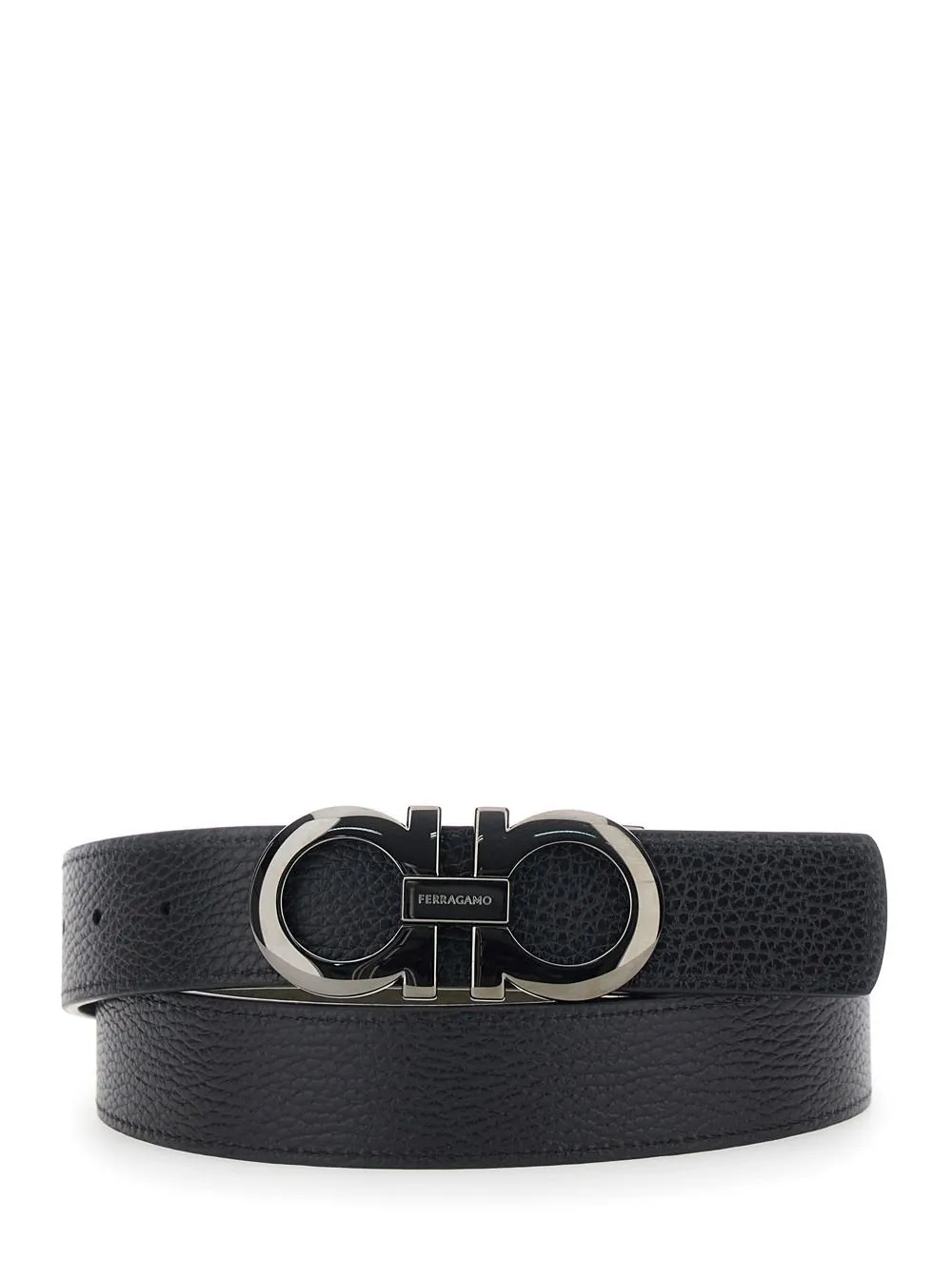 Ferragamo Reversible Gancini Buckled Belt