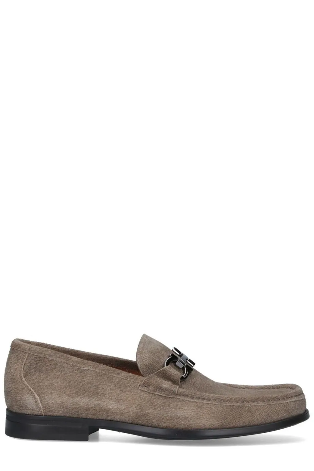 Ferragamo Gancini Buckle Loafers