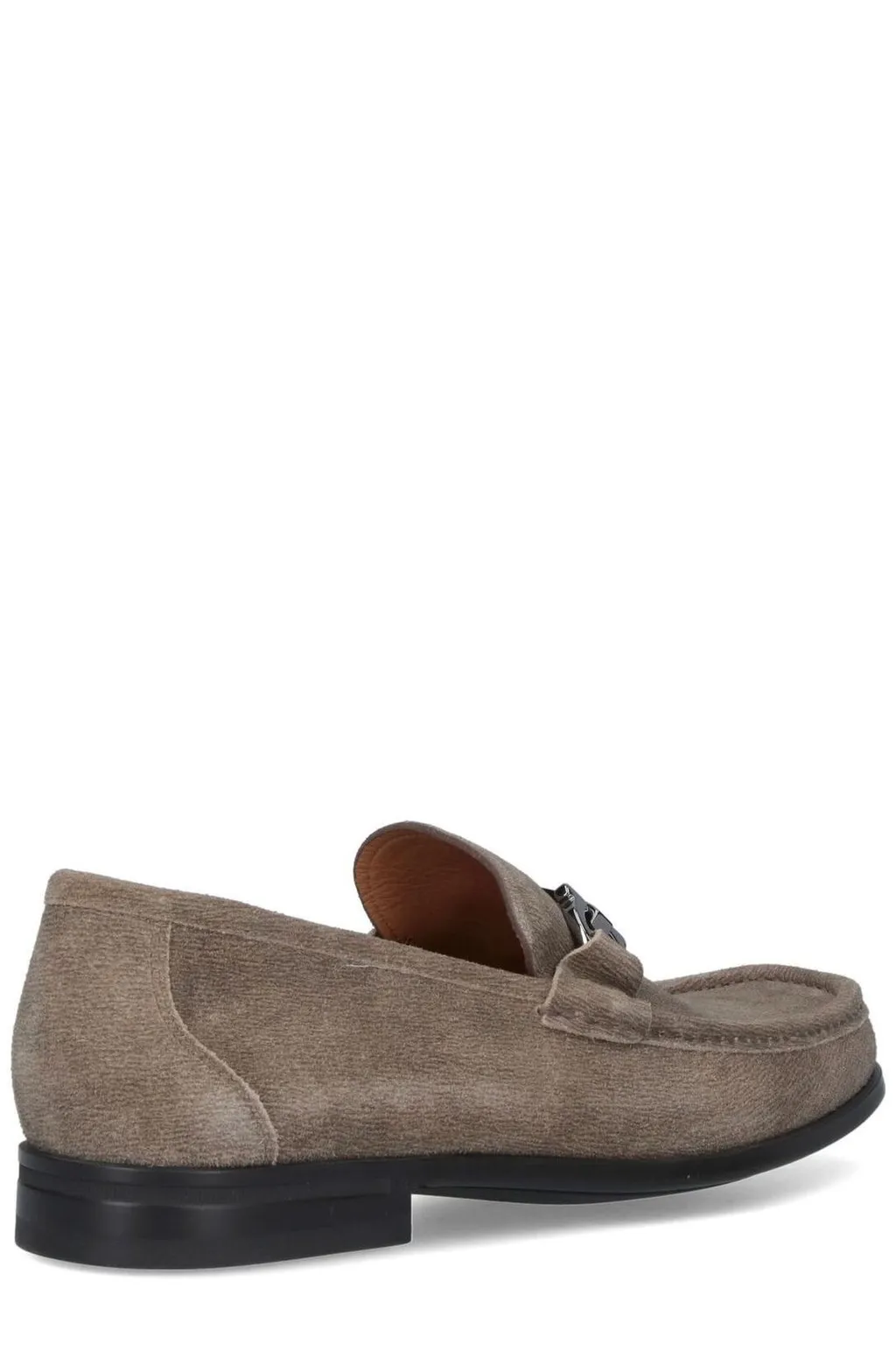 Ferragamo Gancini Buckle Loafers