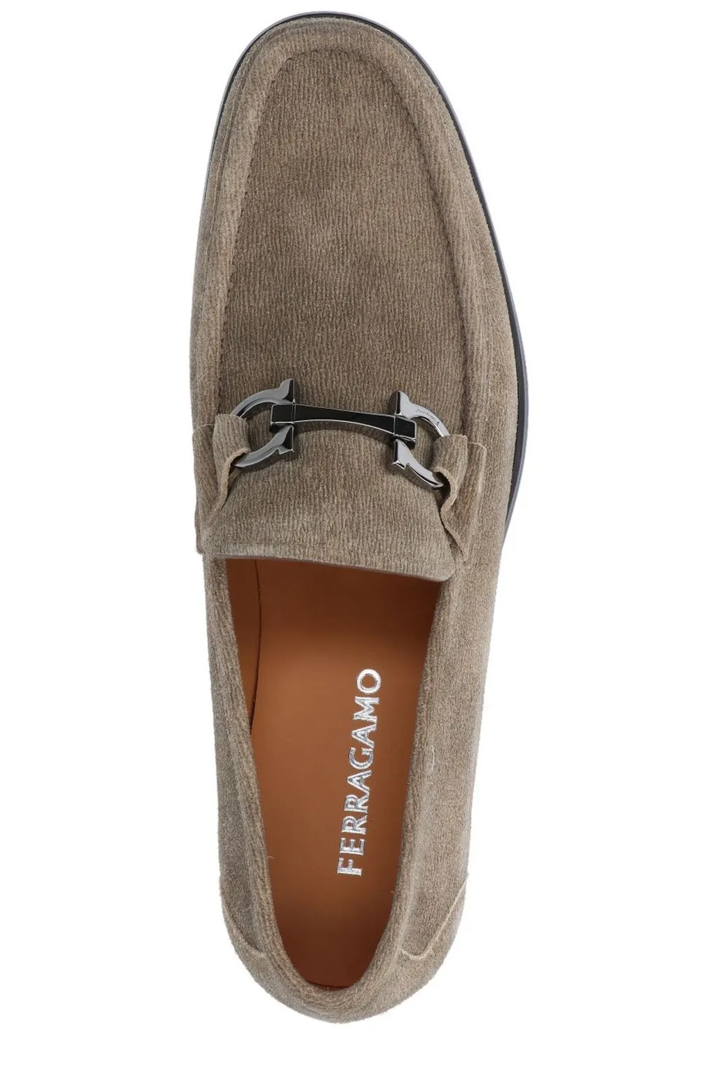 Ferragamo Gancini Buckle Loafers