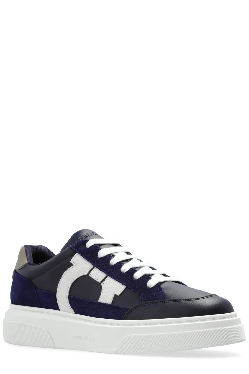 Ferragamo Logo Detailed Low-Top Sneakers