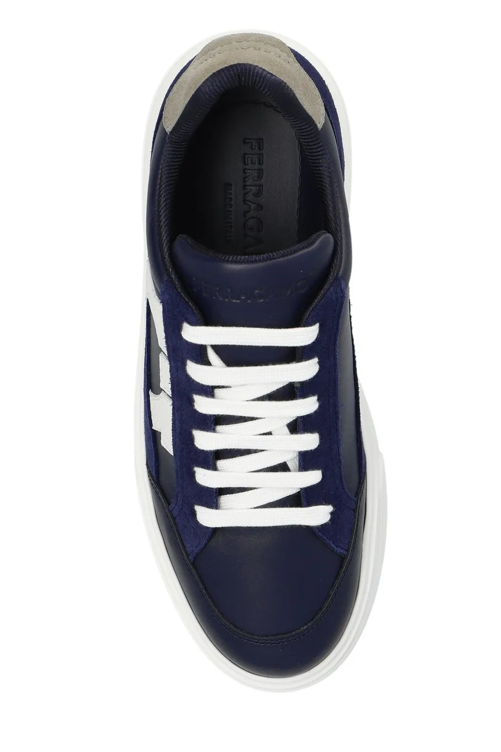 Ferragamo Logo Detailed Low-Top Sneakers
