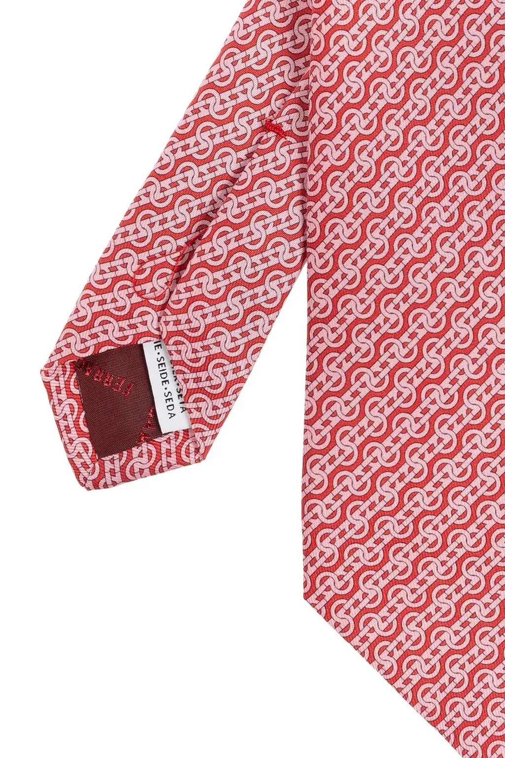 Ferragamo Pattern-Printed Pointed-Tip Tie