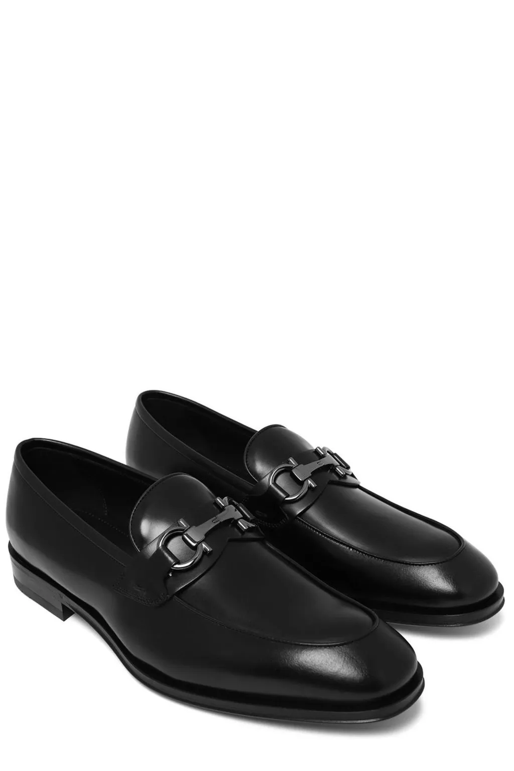 Ferragamo Gancini Buckle Loafers