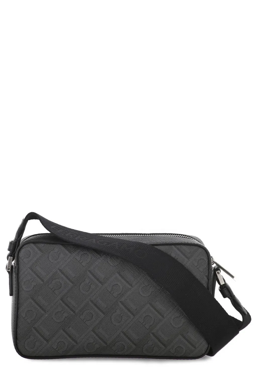 Ferragamo Monogram Jacquard Zipped Crossbody Bag