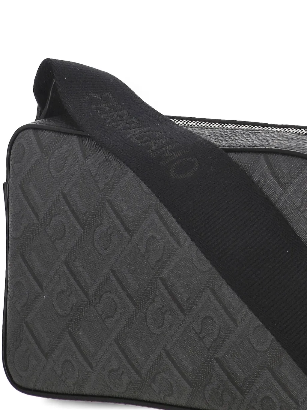 Ferragamo Monogram Jacquard Zipped Crossbody Bag