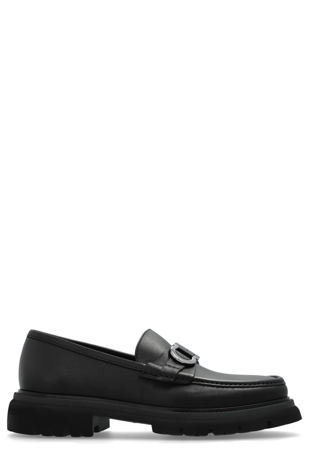 Ferragamo Logo Buckle Loafers