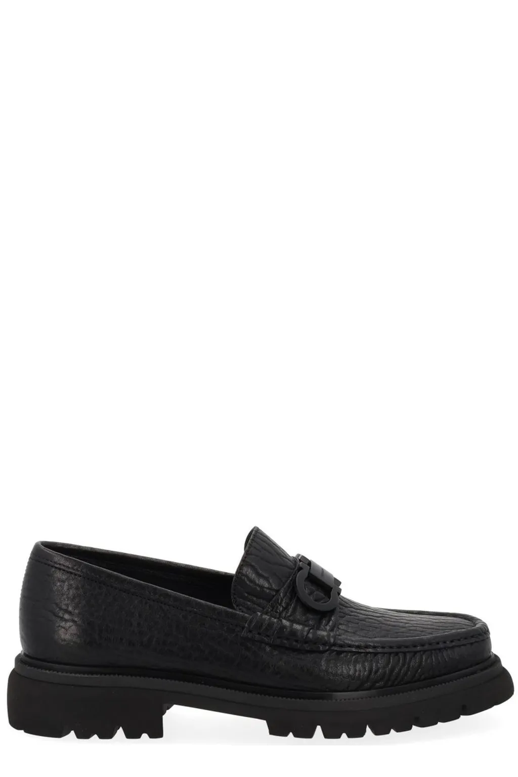 Ferragamo Gancini Ornament Moccasins