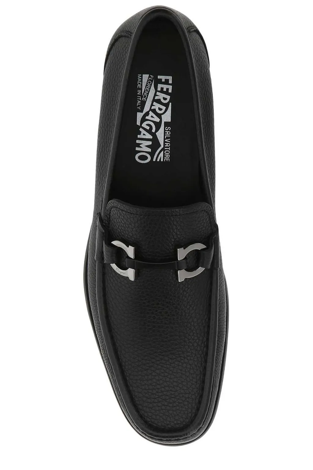 Ferragamo Gancini Ornament Moccasins