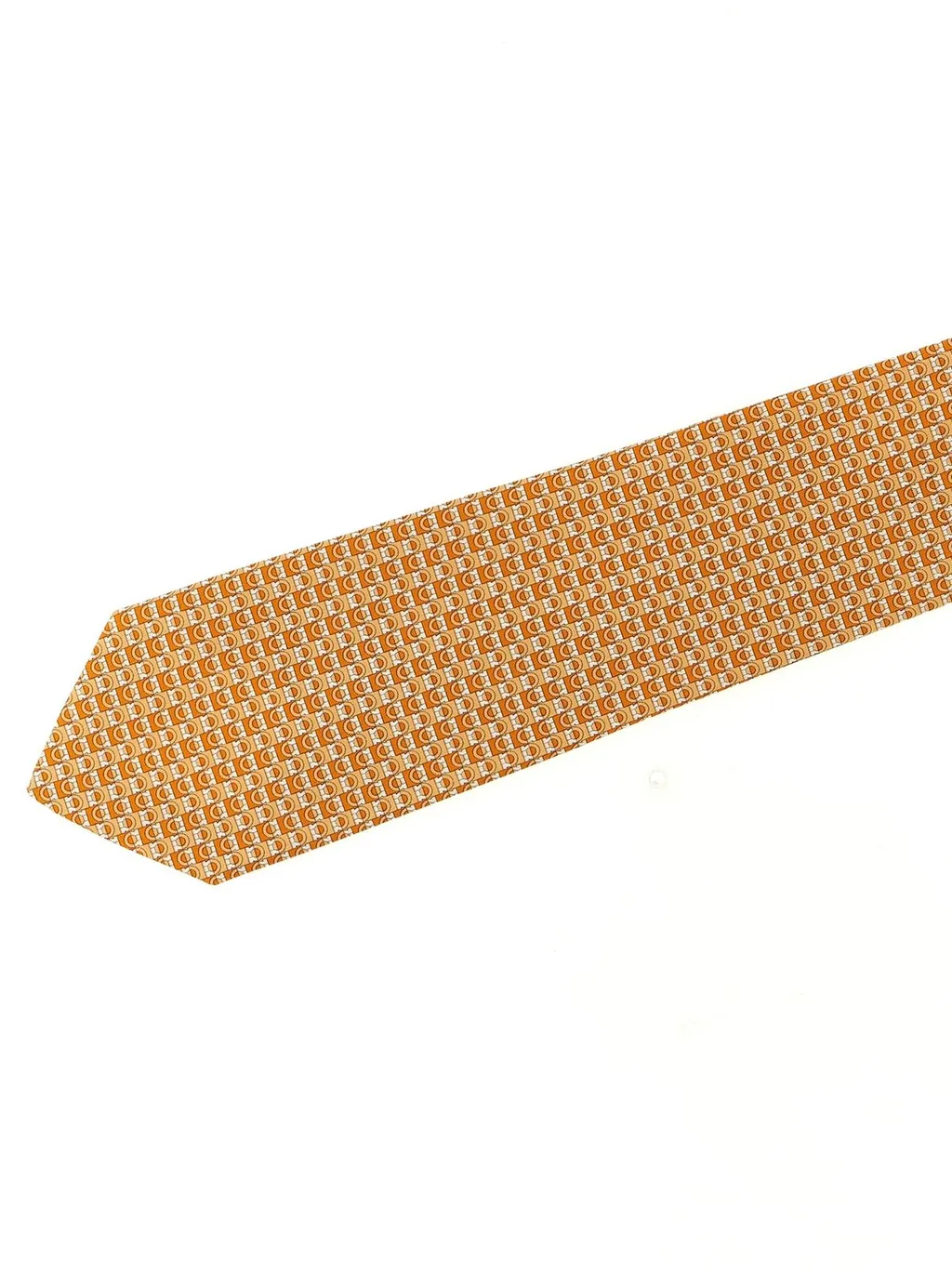 Ferragamo Gancini Print Satin Tie