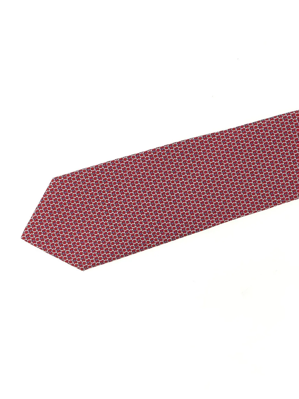 Ferragamo Gancini Print Satin Tie