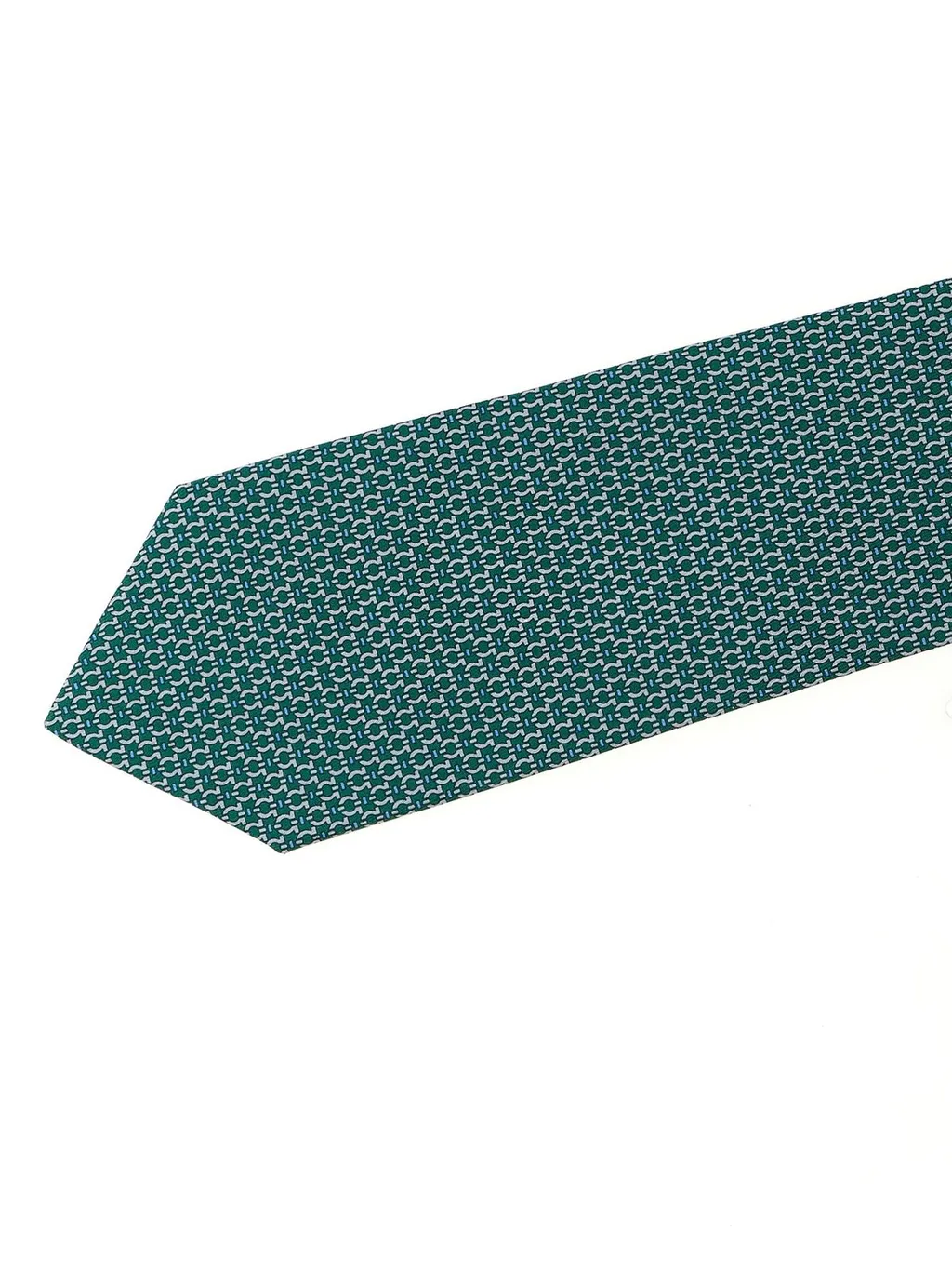 Ferragamo Gancini Print Satin Tie