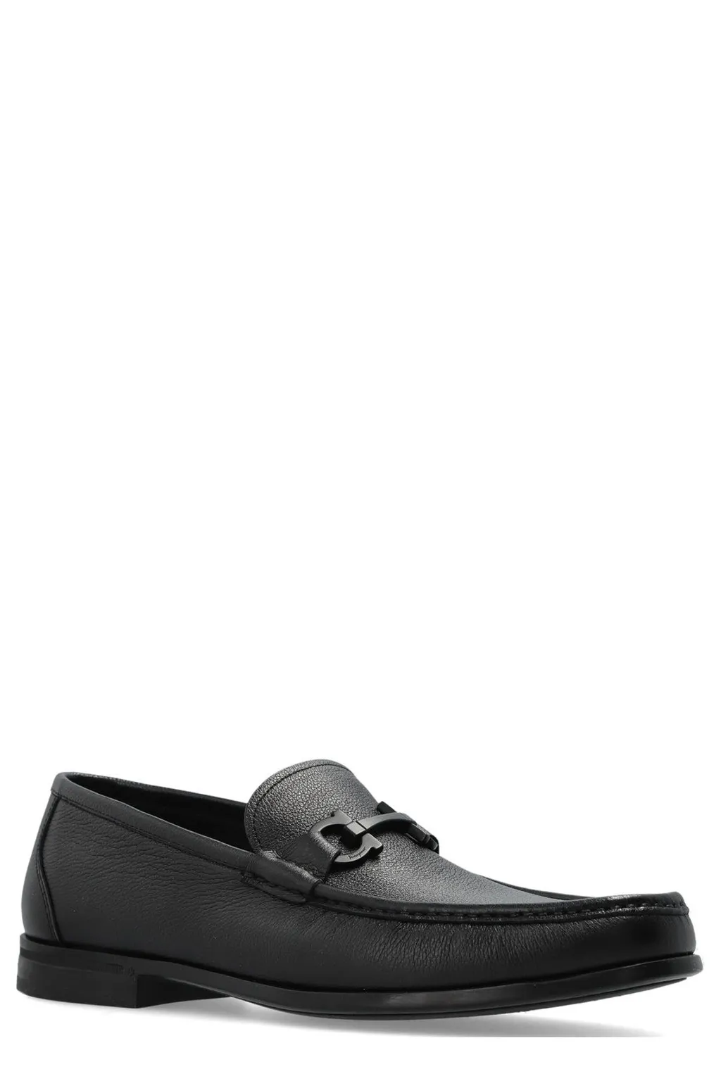 Ferragamo Gancini Buckle Loafers