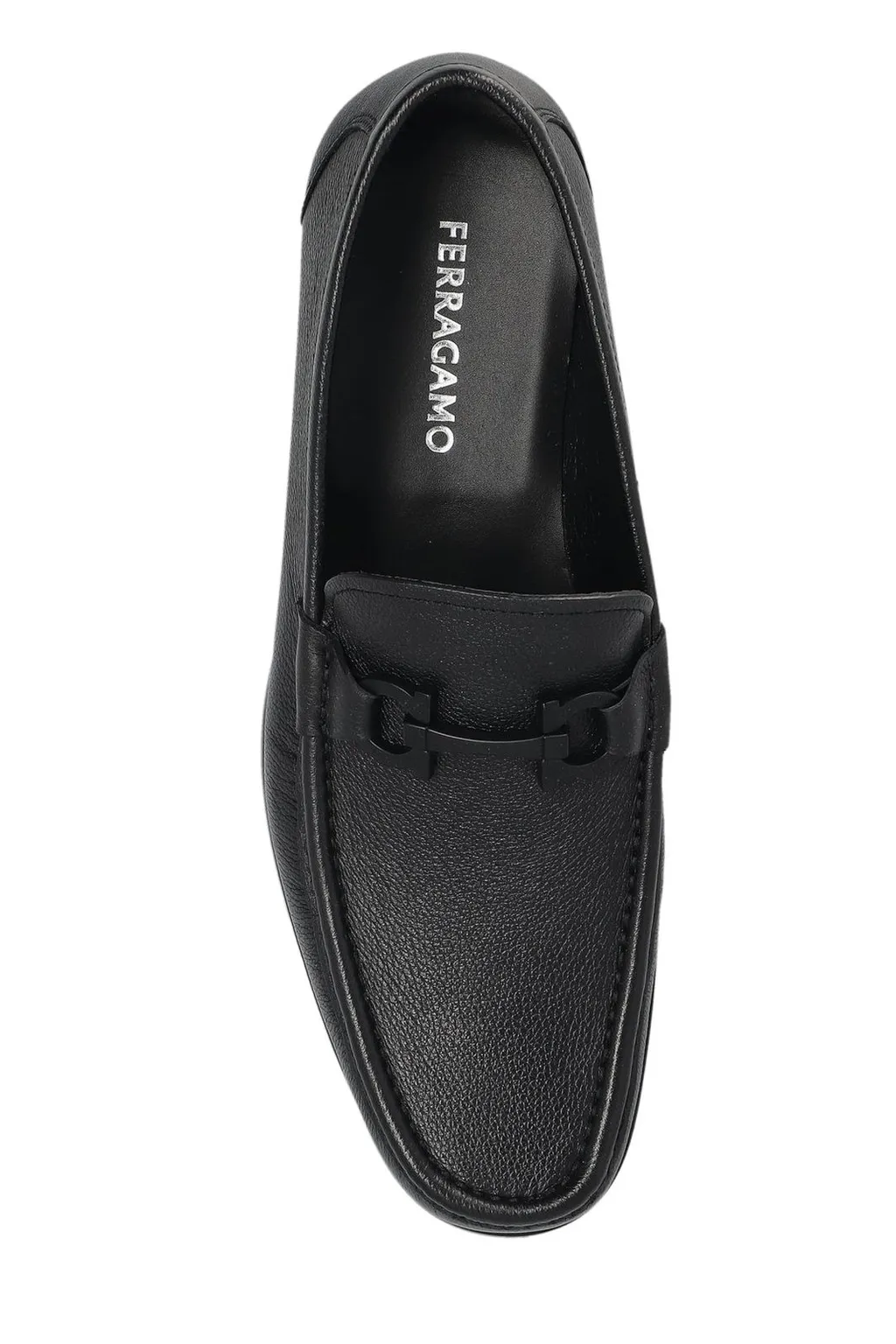 Ferragamo Gancini Buckle Loafers