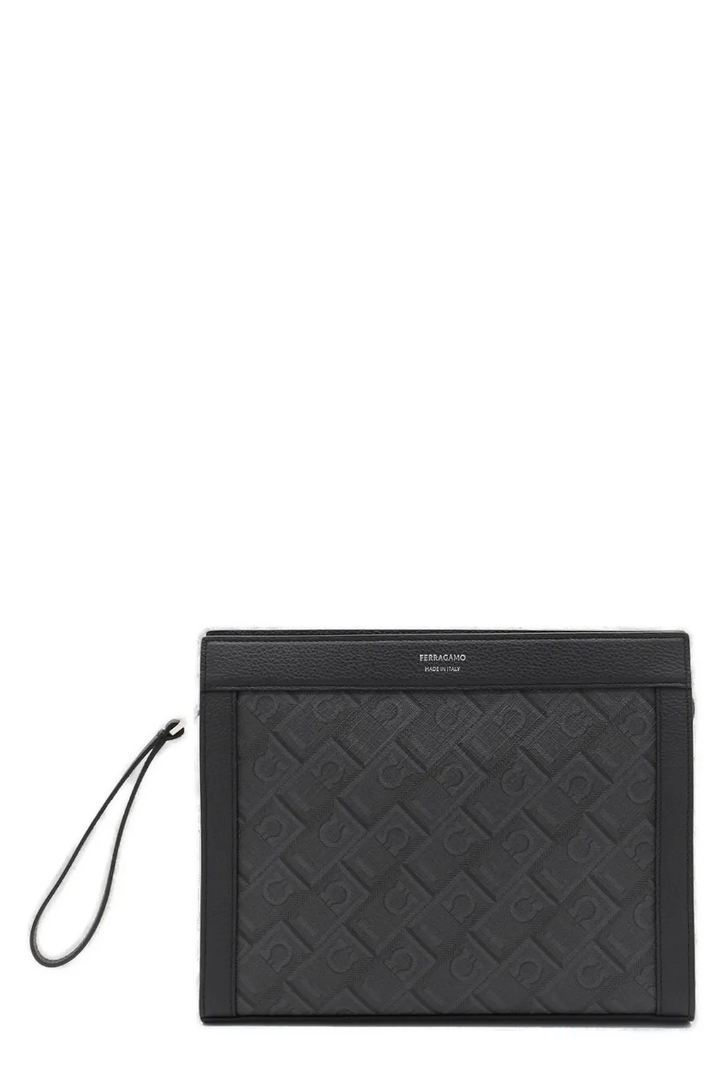 Ferragamo Monogram Zipped Pouch