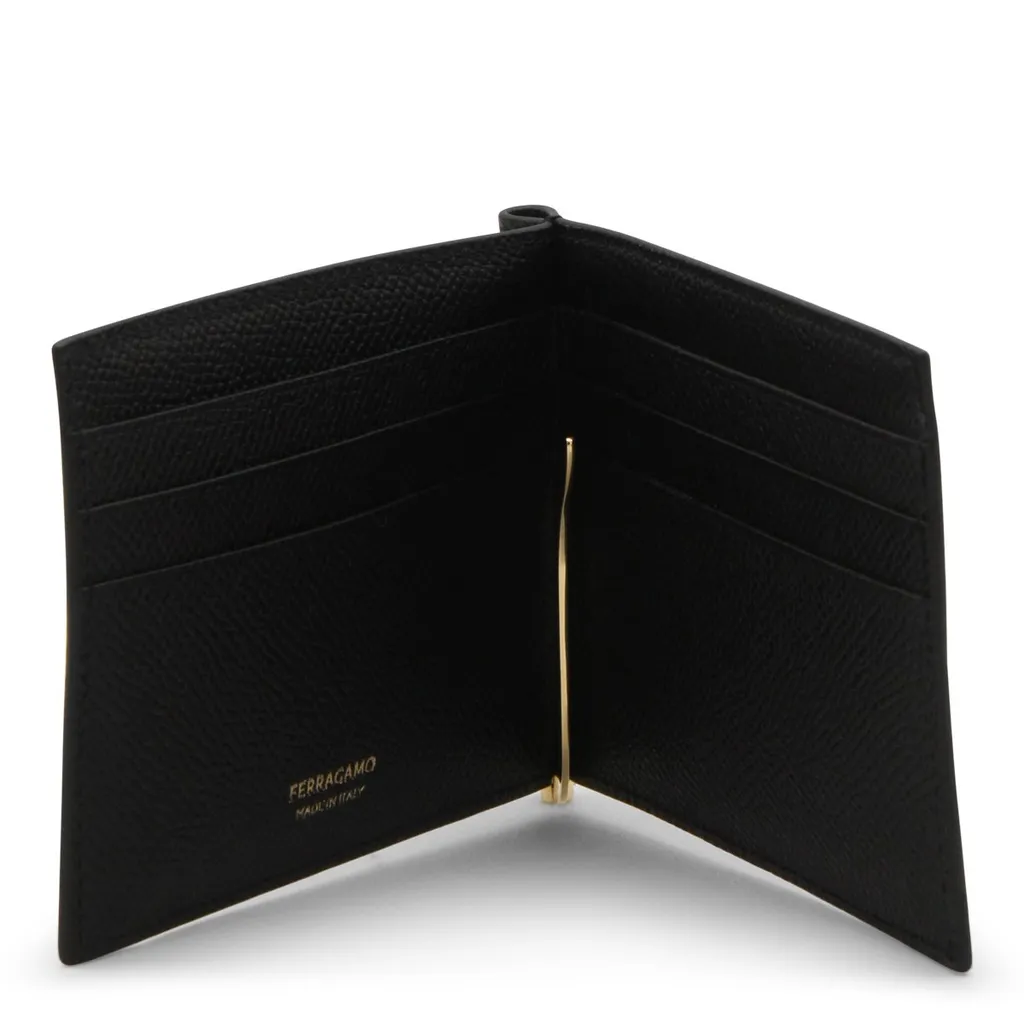 Ferragamo Logo Plaque Bi-Fold Wallet