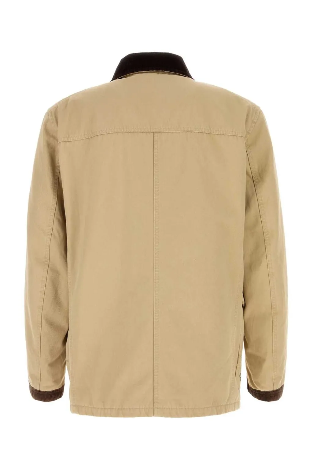 Fay Toggle-Closure Canvas Jacket
