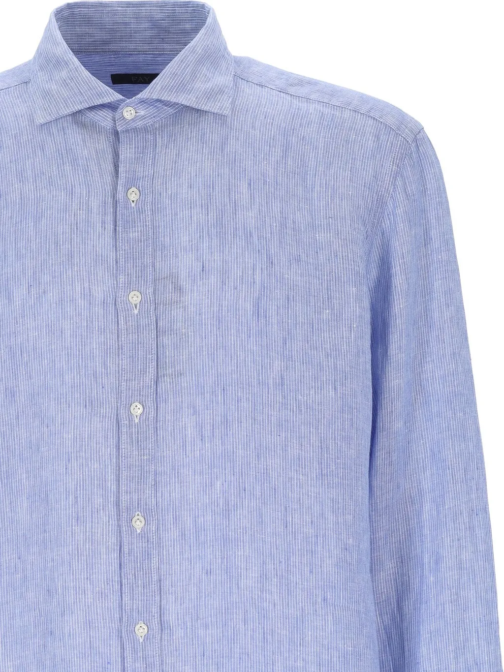 Fay Striped Button-Up Shirt