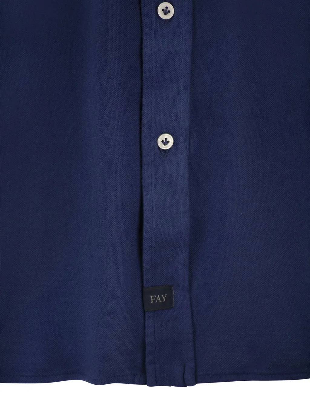 Fay French Collar Cotton Shirt