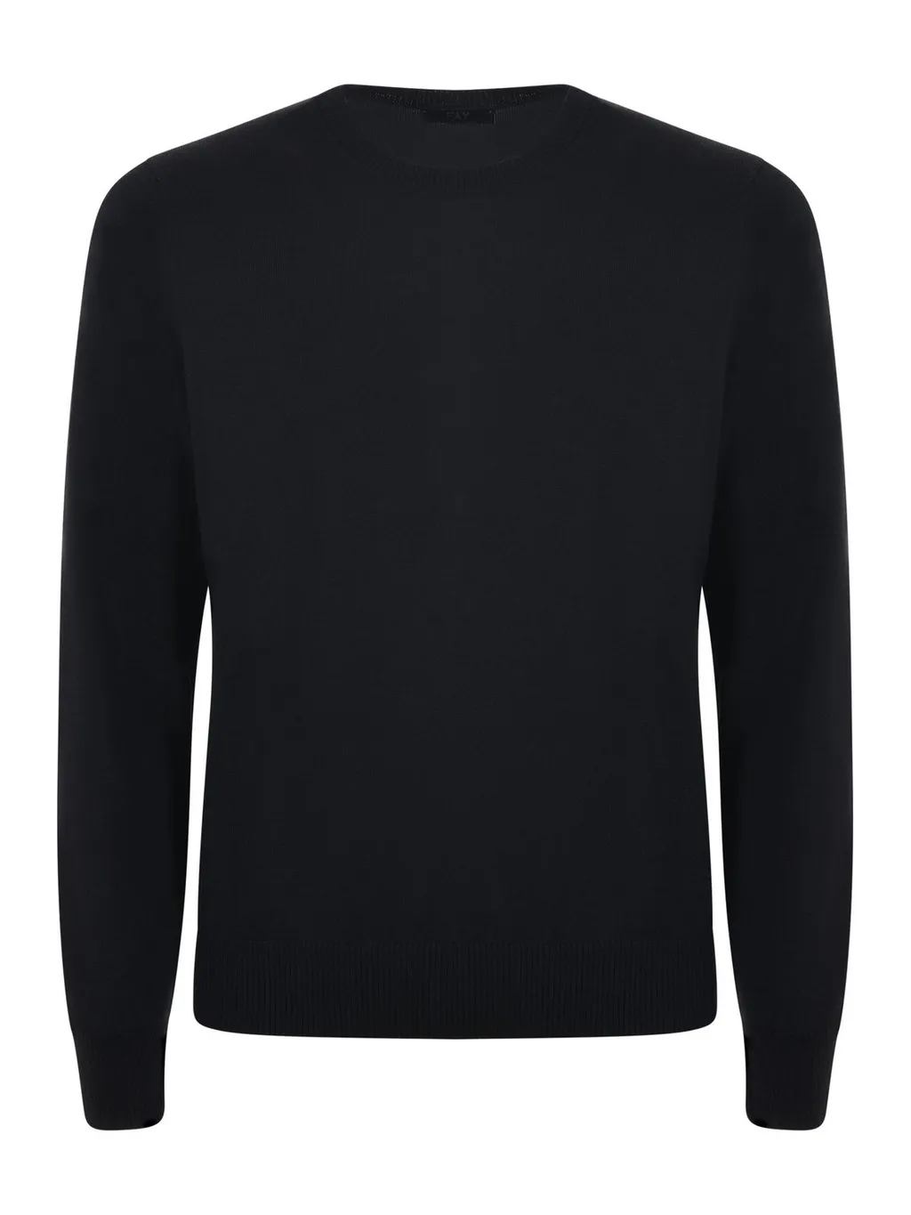 Fay Ribbed Crew Neck Sweater