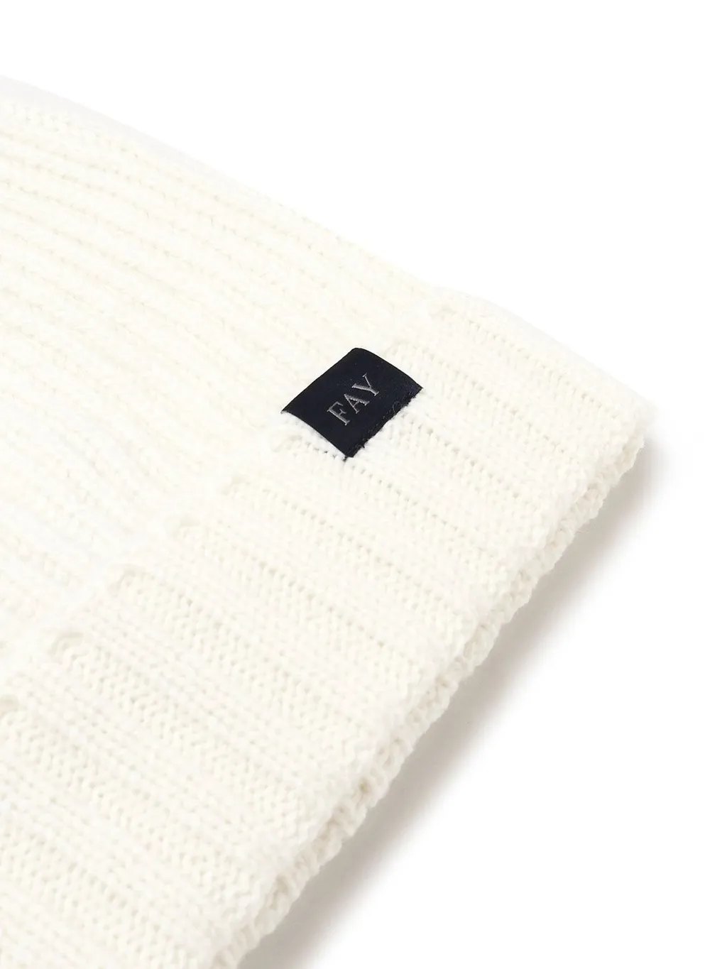 Fay English Rib Knit Hat