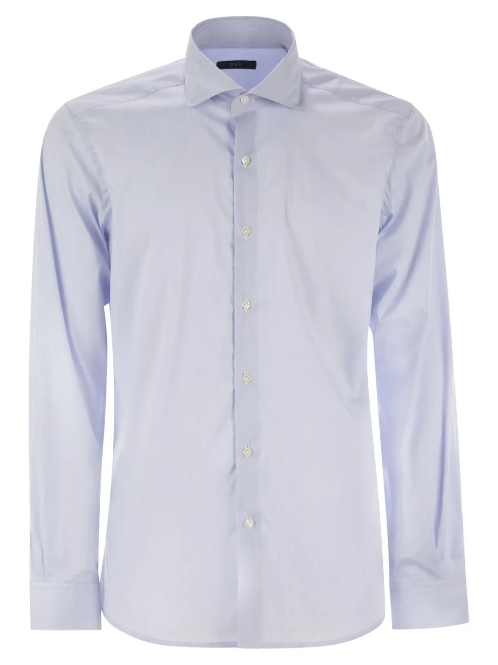 Fay Stretch Poplin French Collar Shirt