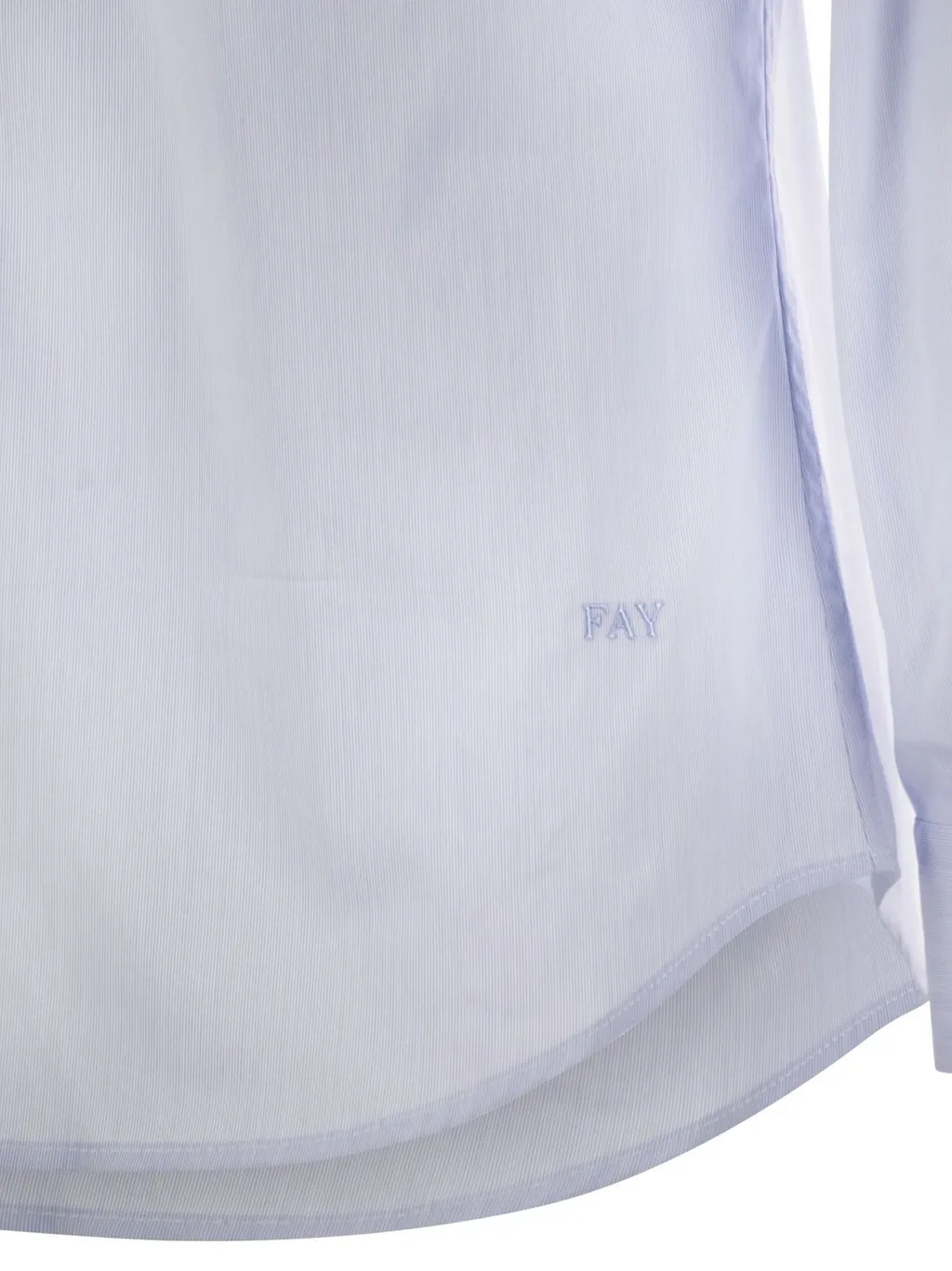 Fay Stretch Poplin French Collar Shirt