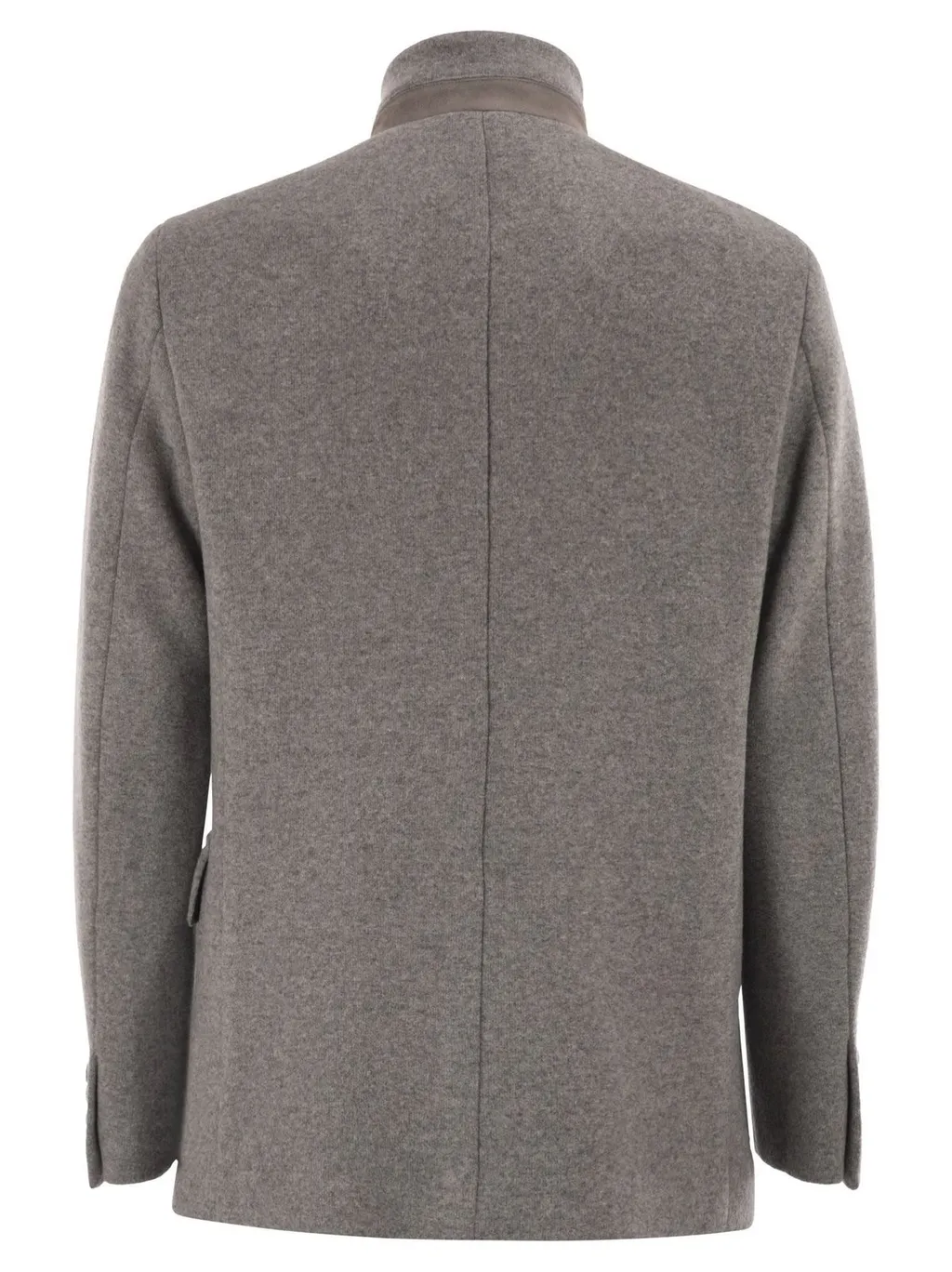 Fay Herringbone Wool-Blend Caban Coat