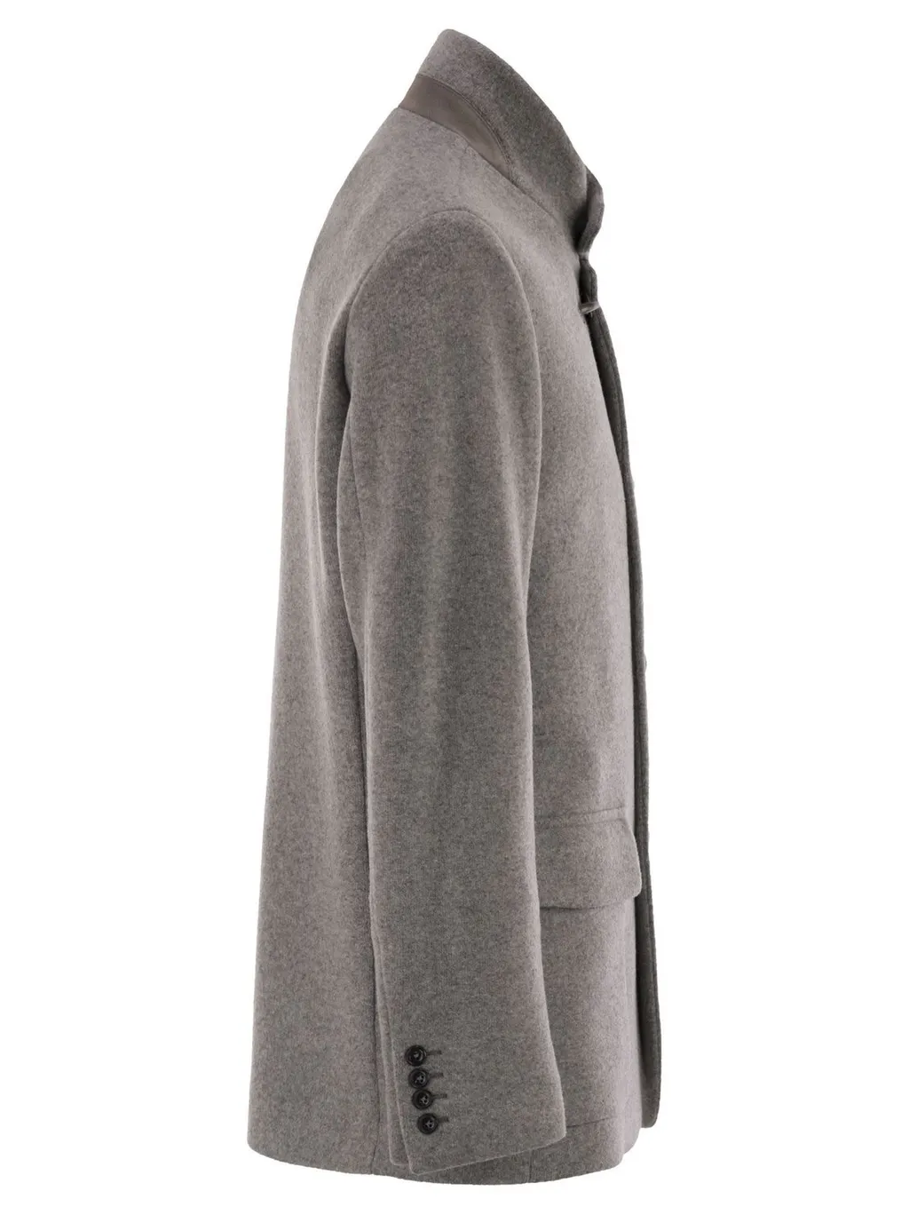 Fay Herringbone Wool-Blend Caban Coat