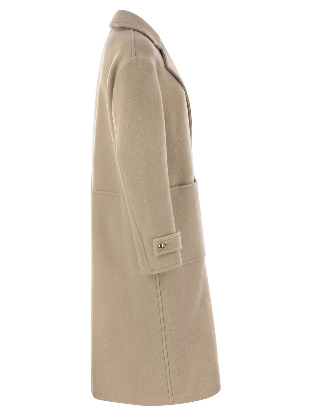 Fay Hook-Closure Wool Coat