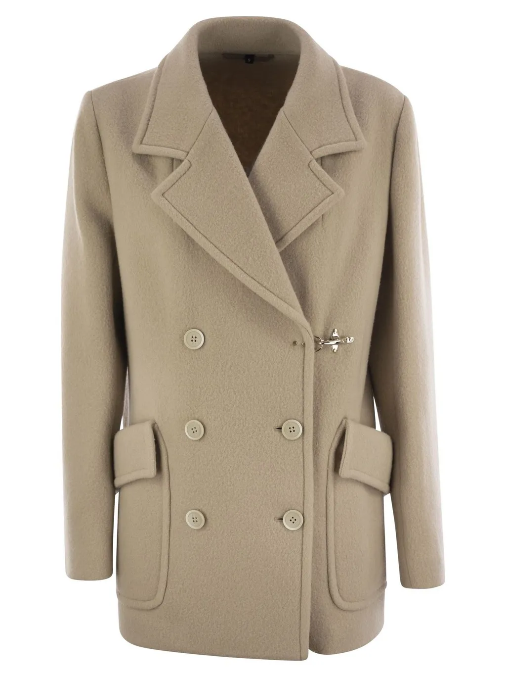 Fay Double-Breasted Peacoat