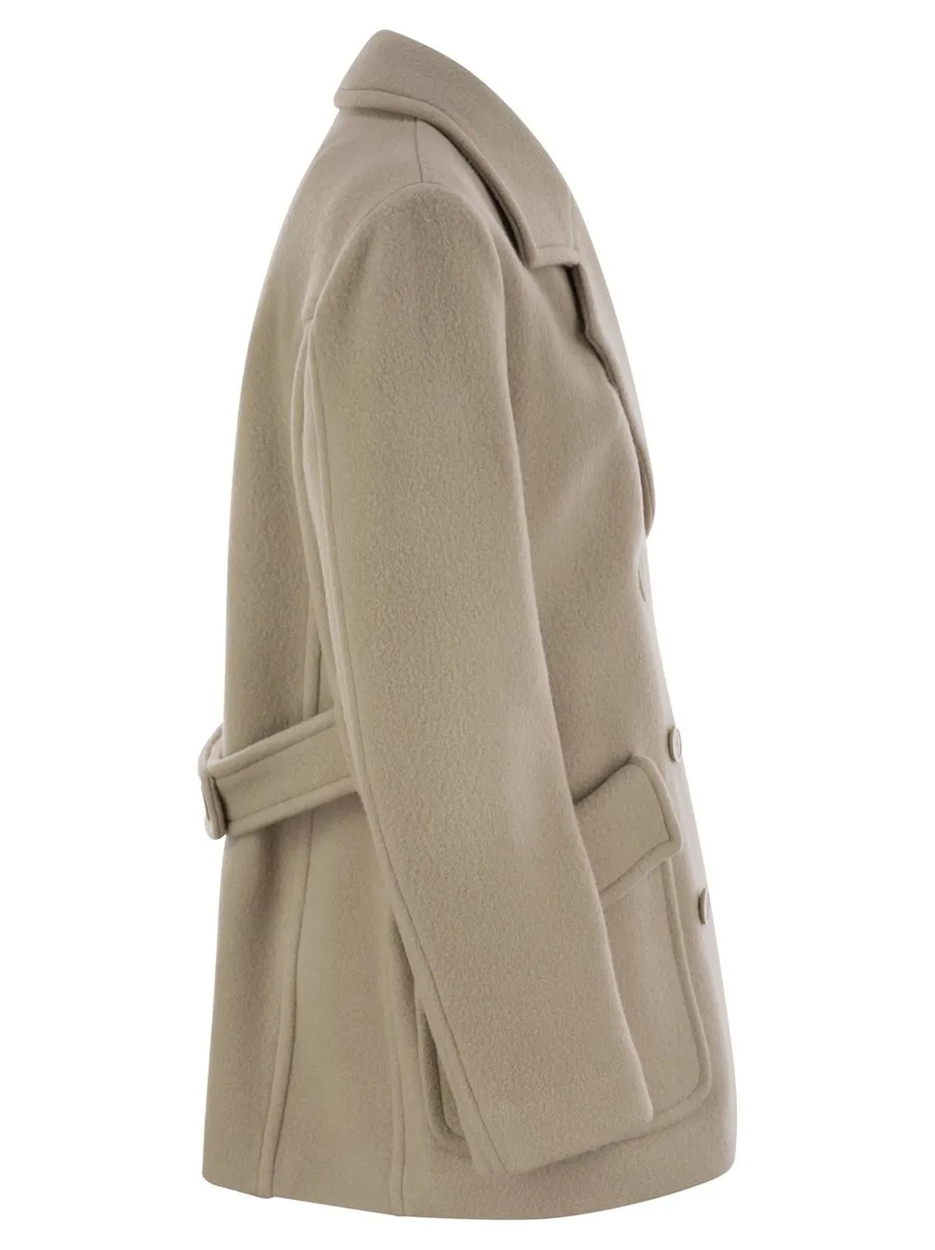 Fay Double-Breasted Peacoat