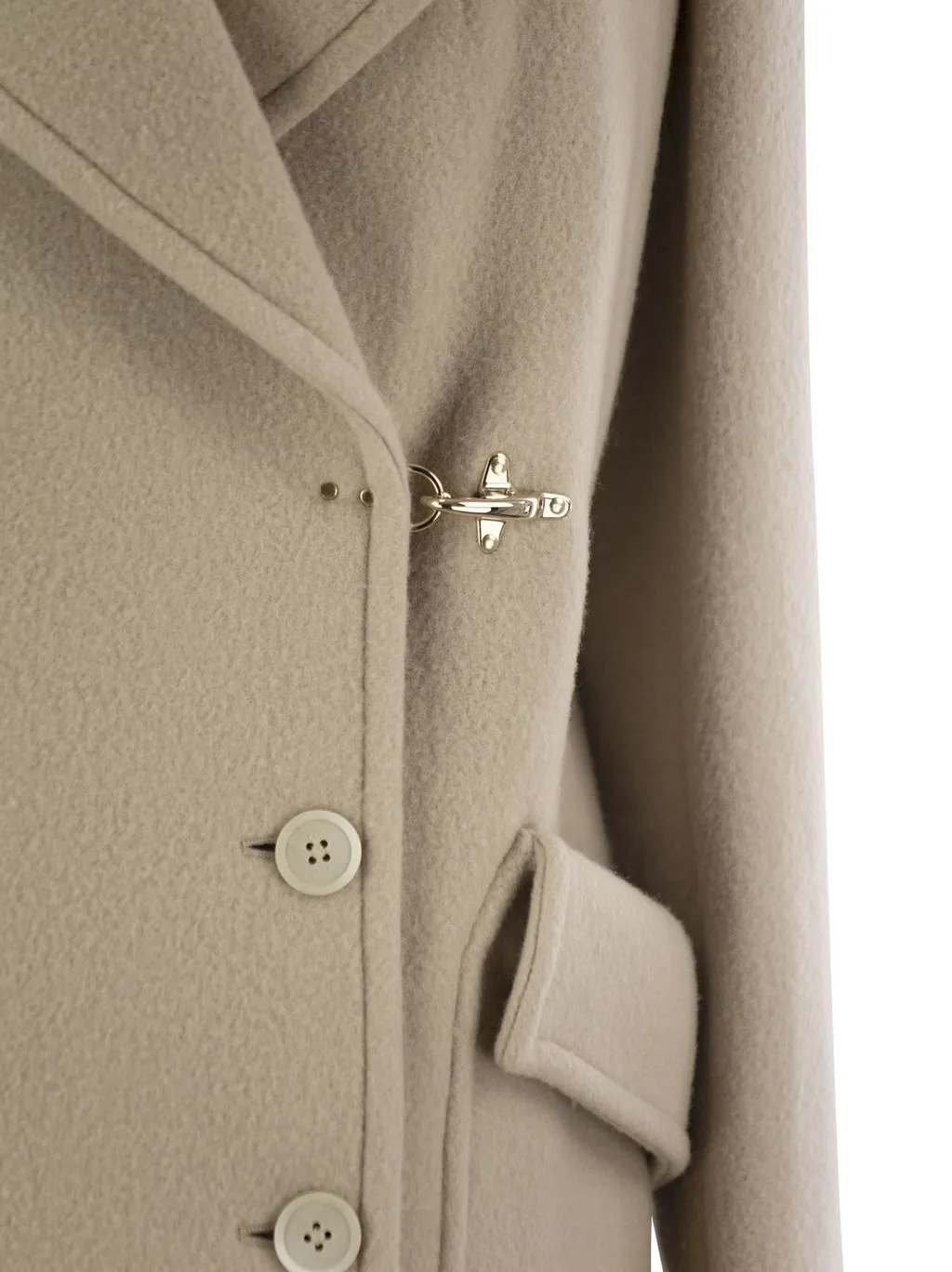 Fay Double-Breasted Peacoat