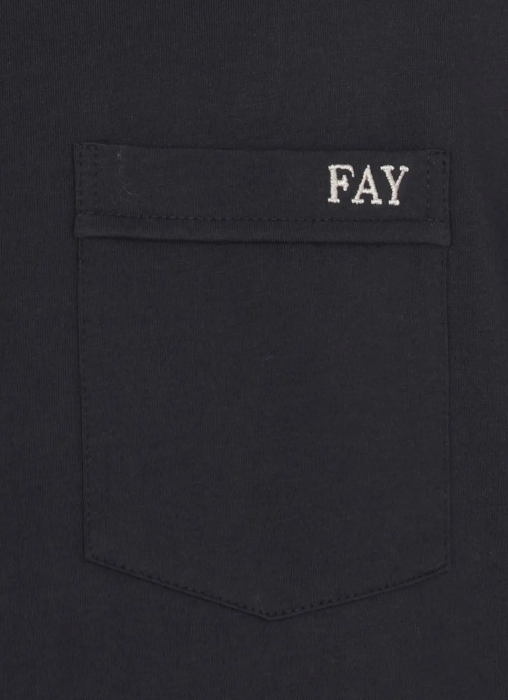 Fay Pocket Crew Neck T-Shirt