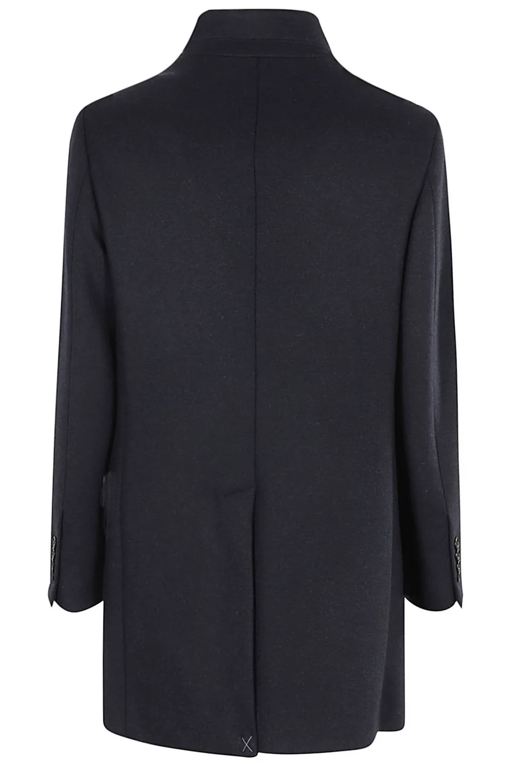 Fay High Neck Single-Breasted Coat