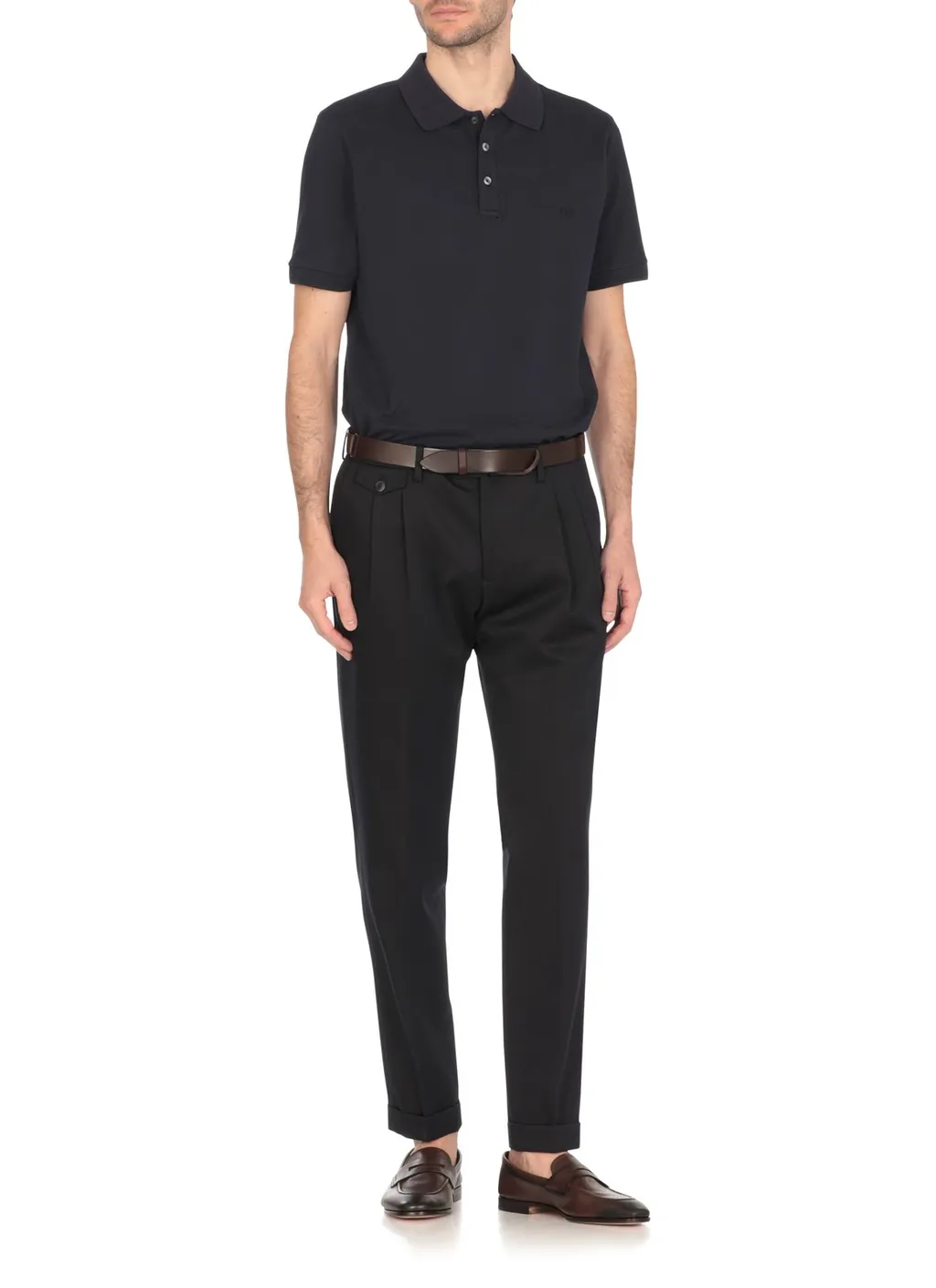 Fay Buttoned Polo Shirt