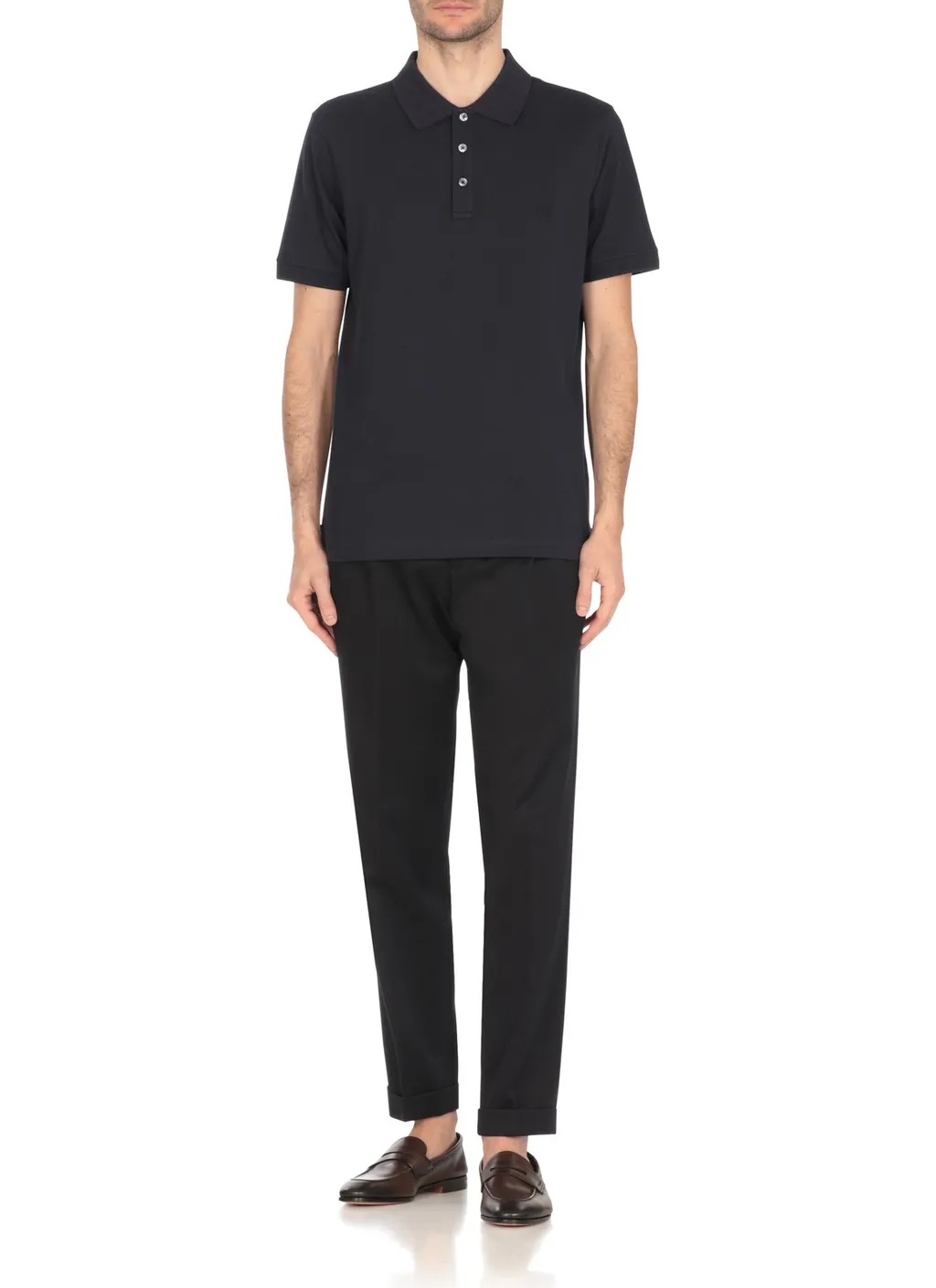 Fay Buttoned Polo Shirt