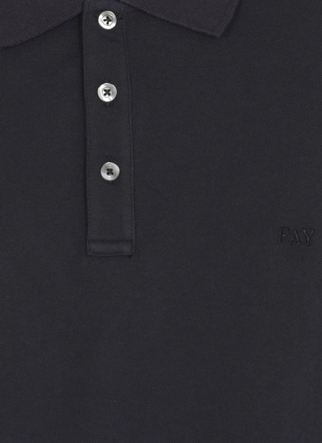 Fay Buttoned Polo Shirt