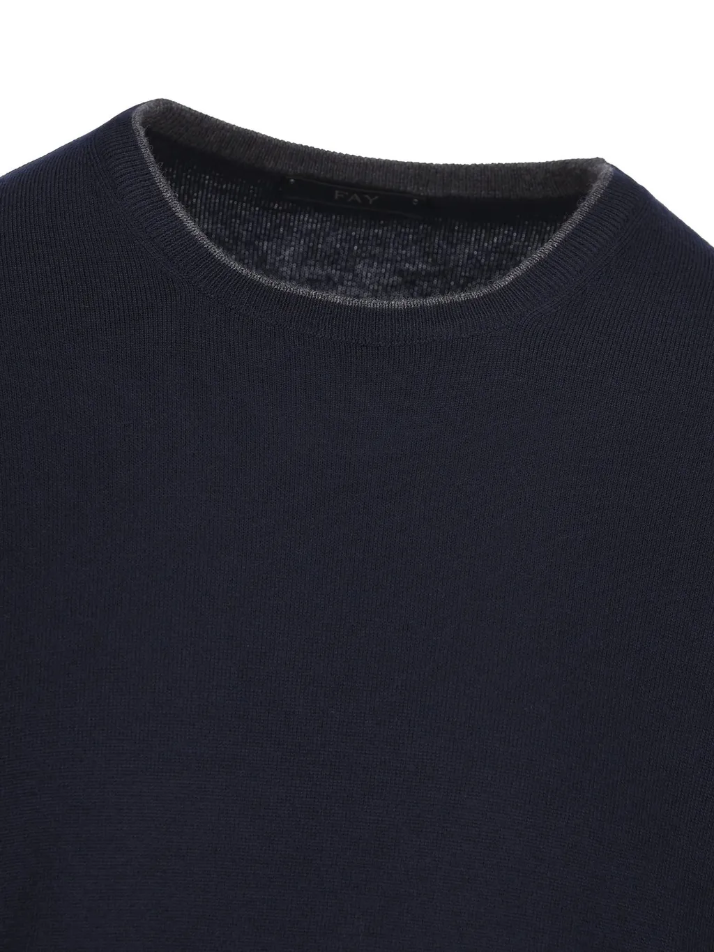 Fay Round-Neck Crewneck Jumper