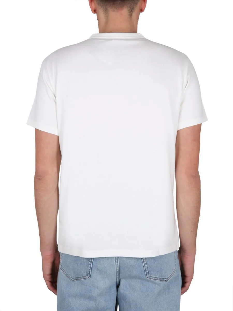 Fay Logo Printed Crewneck T-Shirt