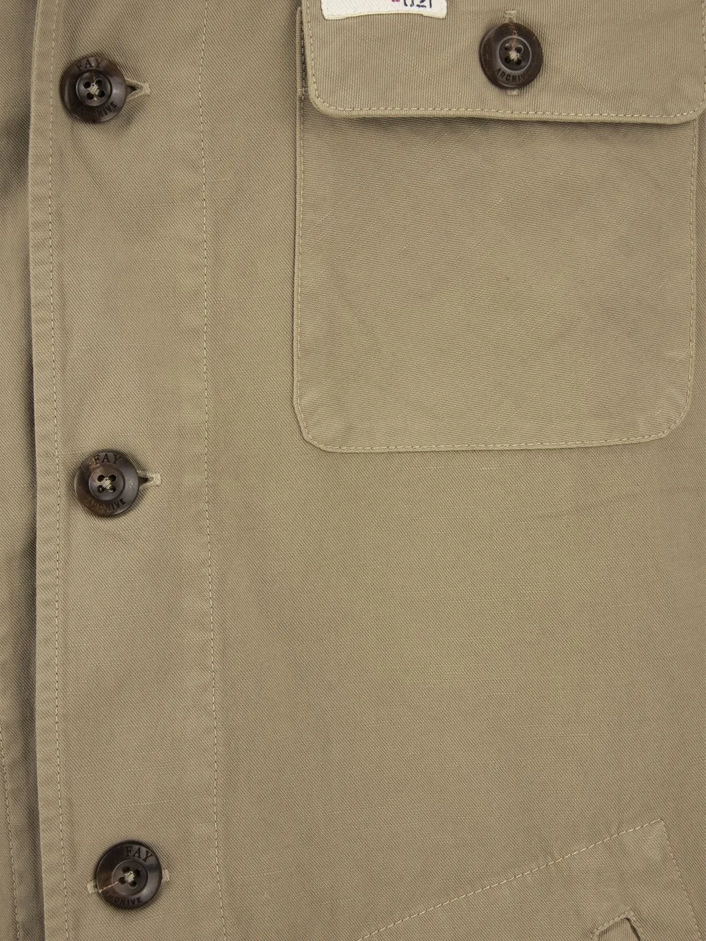 Fay Buttoned Long-Sleeved Shirt