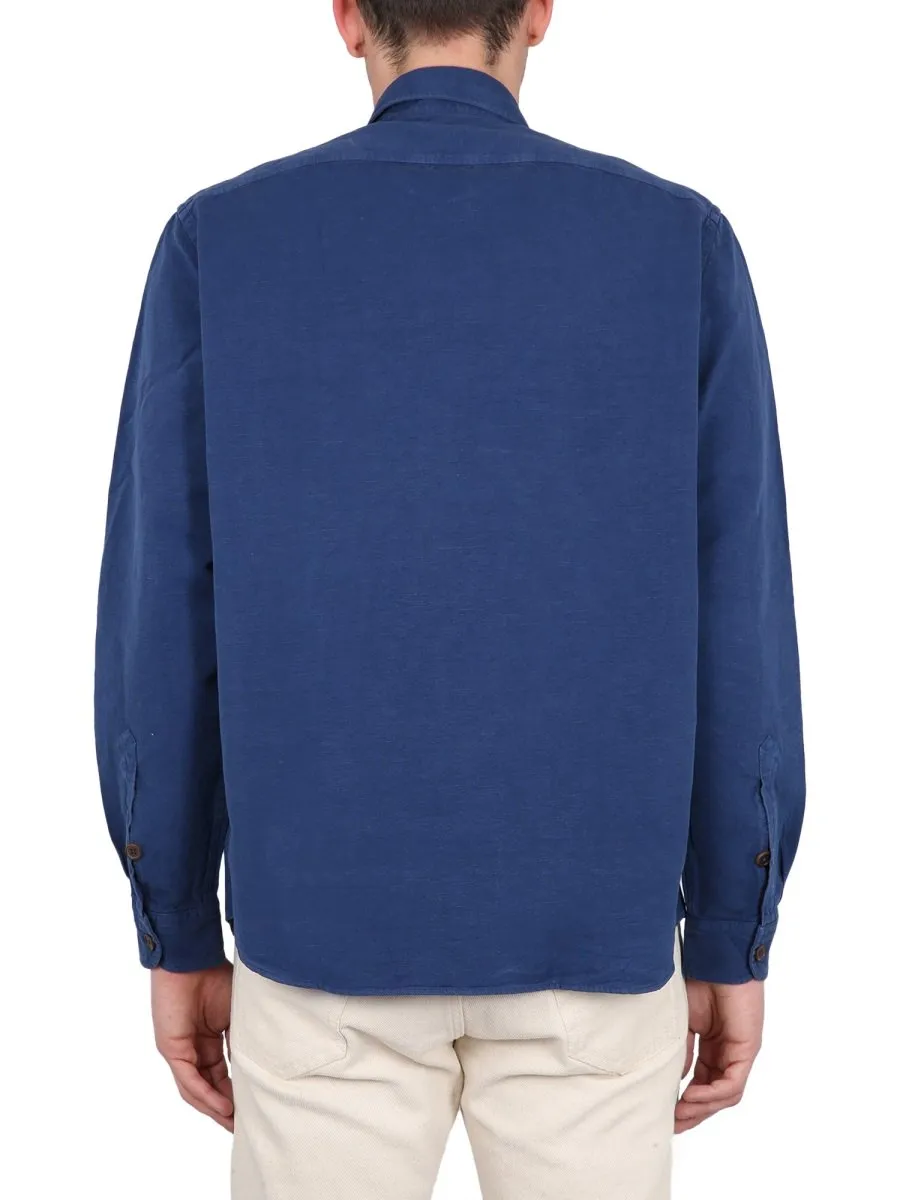 Fay Buttoned Long-Sleeved Shirt
