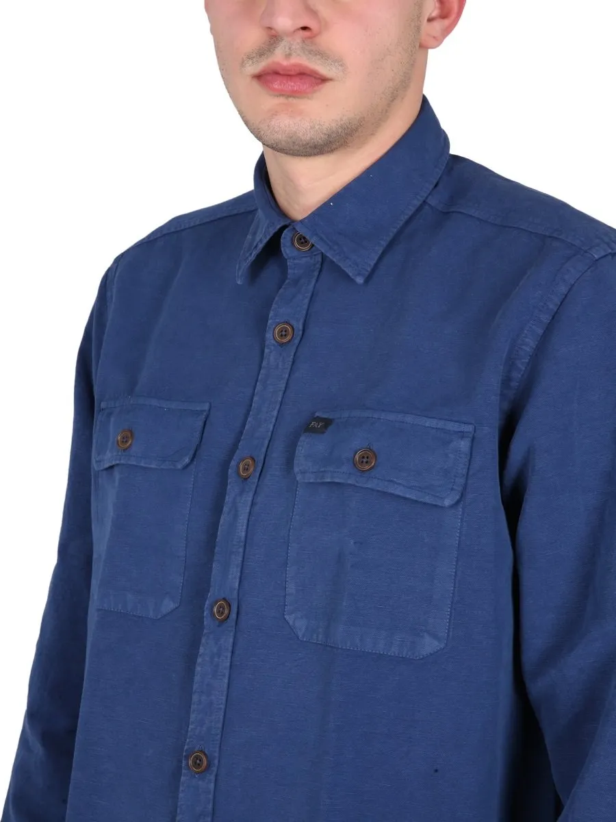 Fay Buttoned Long-Sleeved Shirt